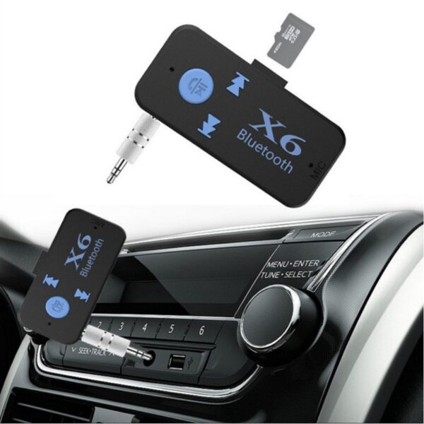 אלחוטי Bluetooth 4.0 מתאם 3 ב 1 USB Bluetooth מקלט 3.5mm אודיו שקע TF mp3 כרטיס קורא מיקרופון שיחה תמיכת רכב רמקול