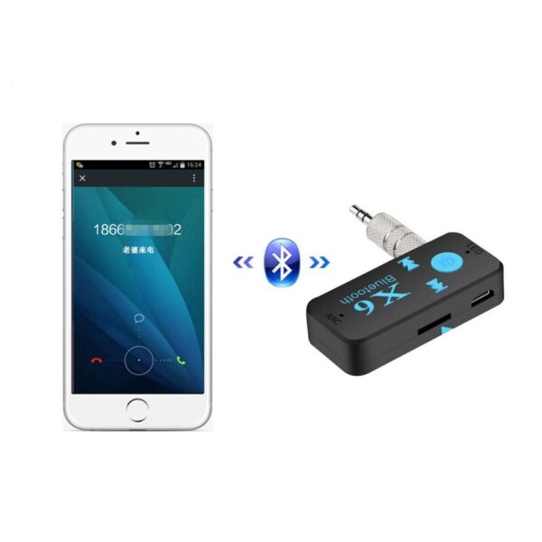 אלחוטי Bluetooth 4.0 מתאם 3 ב 1 USB Bluetooth מקלט 3.5mm אודיו שקע TF mp3 כרטיס קורא מיקרופון שיחה תמיכת רכב רמקול